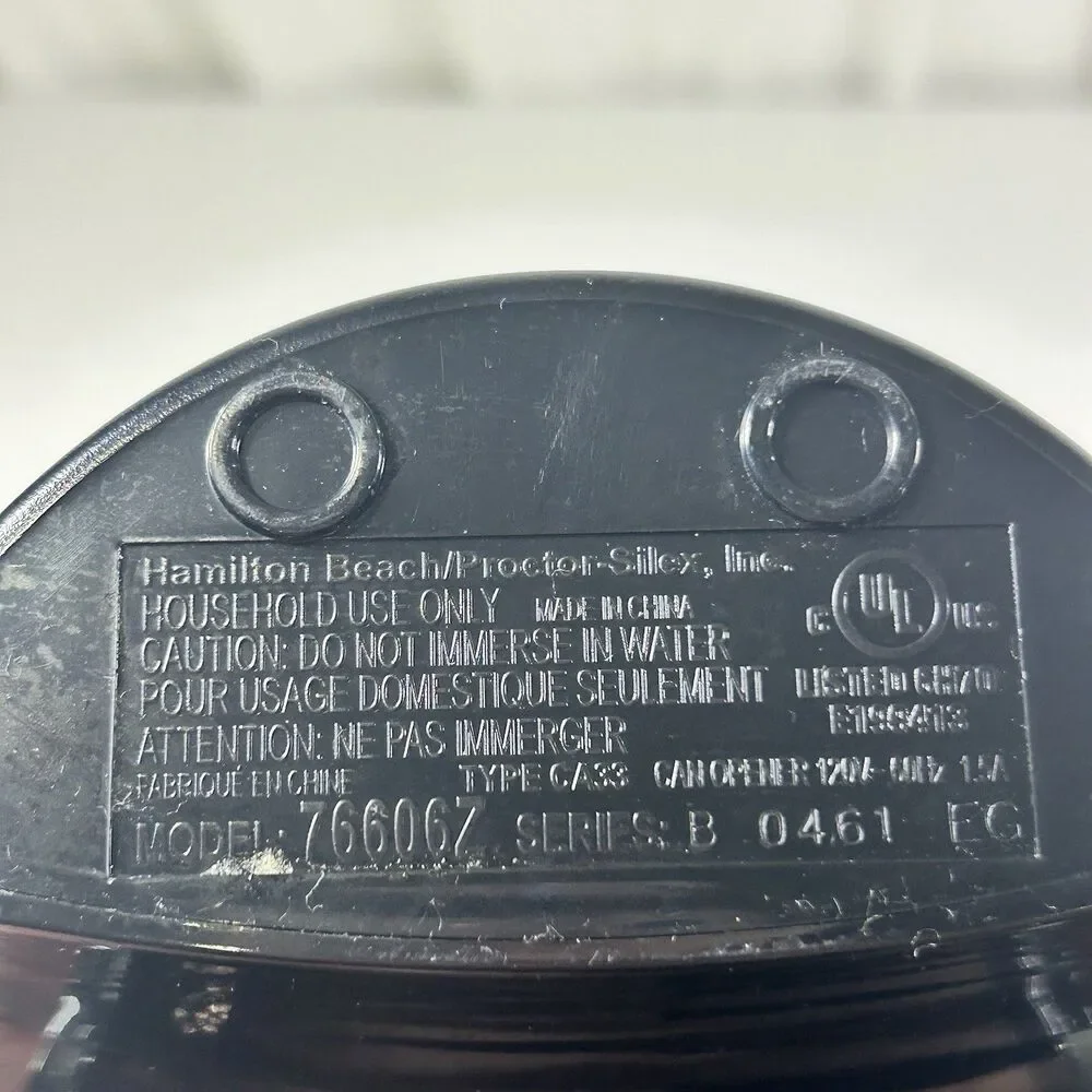 Hamilton Beach 76606Z Smooth Touch Electric Automatic Can Opener Tested, Works - Picture 2 of 6
